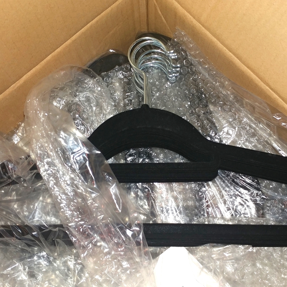 10 pk. of Flocked hangers
